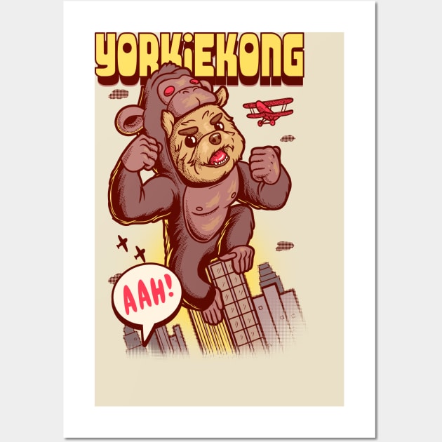 YorkieKong Wall Art by wehkid